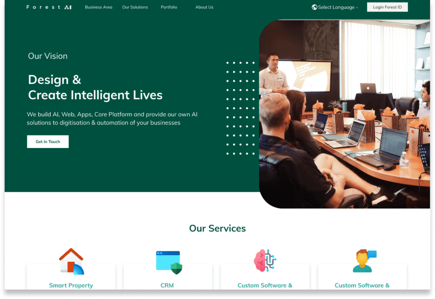 Forest AI company profile home page