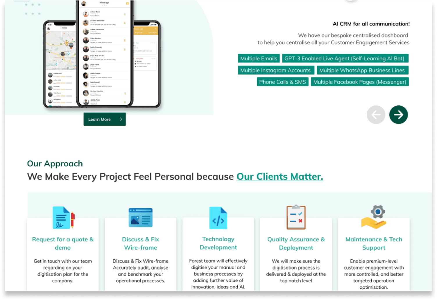 Forest AI company profile section